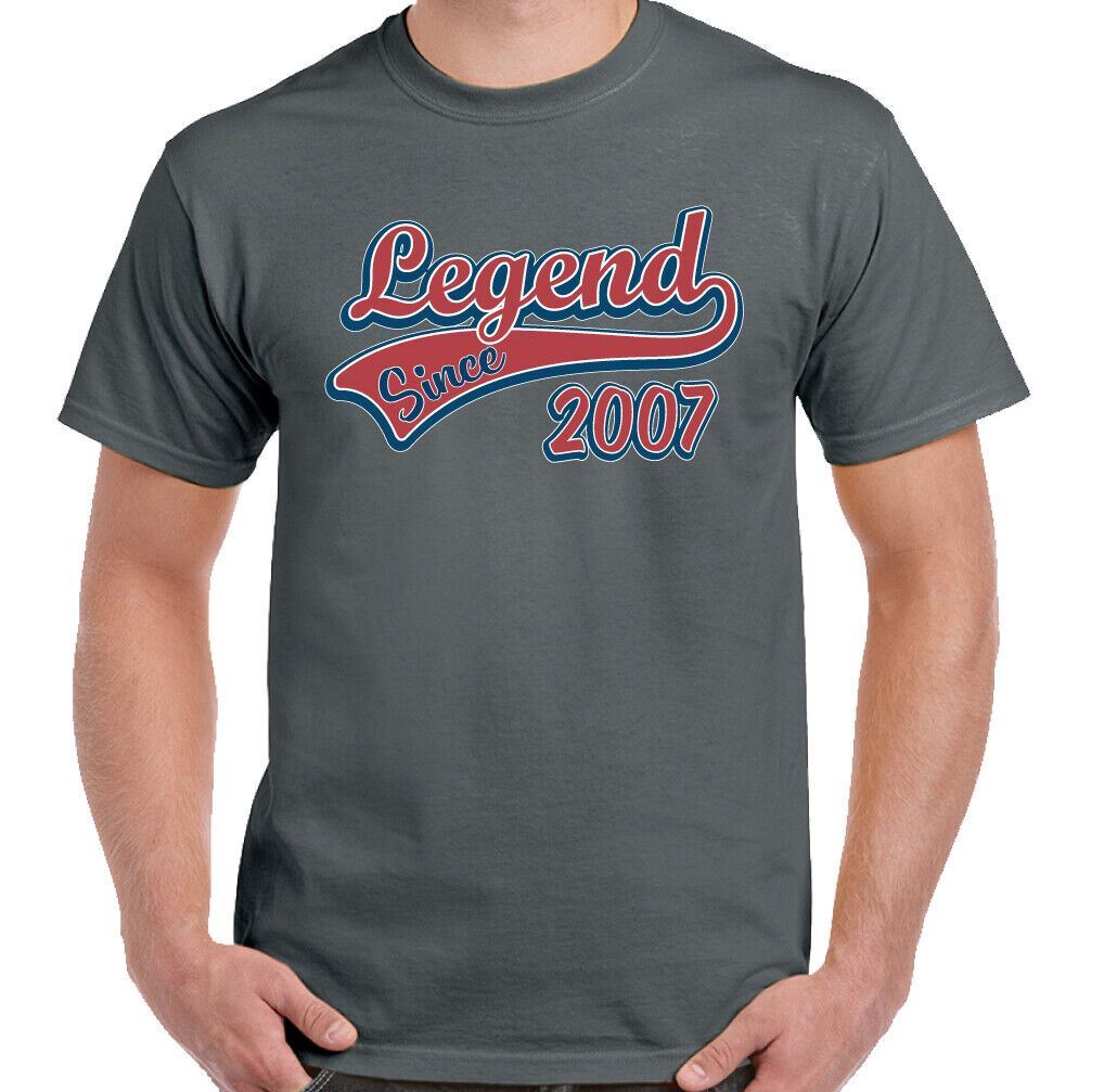 26 18th Birthday T-Shirt 2007 Mens Funny 18 Year Old Legend Since Unisex T-Shirt XXXXL