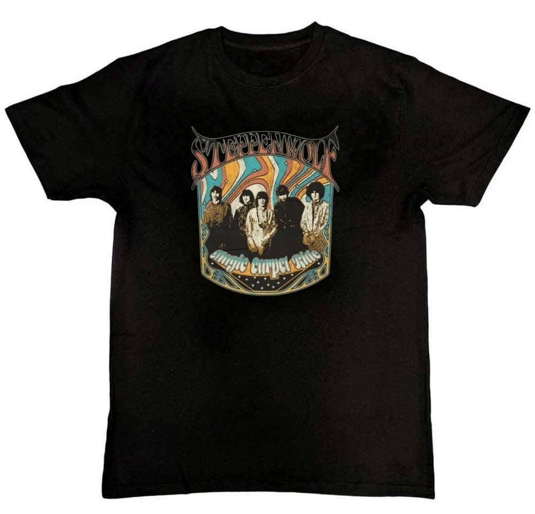 Steppenwolf - Psychadelic Magic Carpet Graphic Mens T-Shirt L