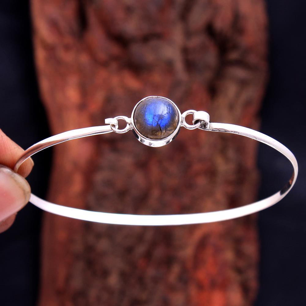 Laborite Bracelet, Silver Jewelry, Silver Bracelet, Women Jewelry, Gift For Mum