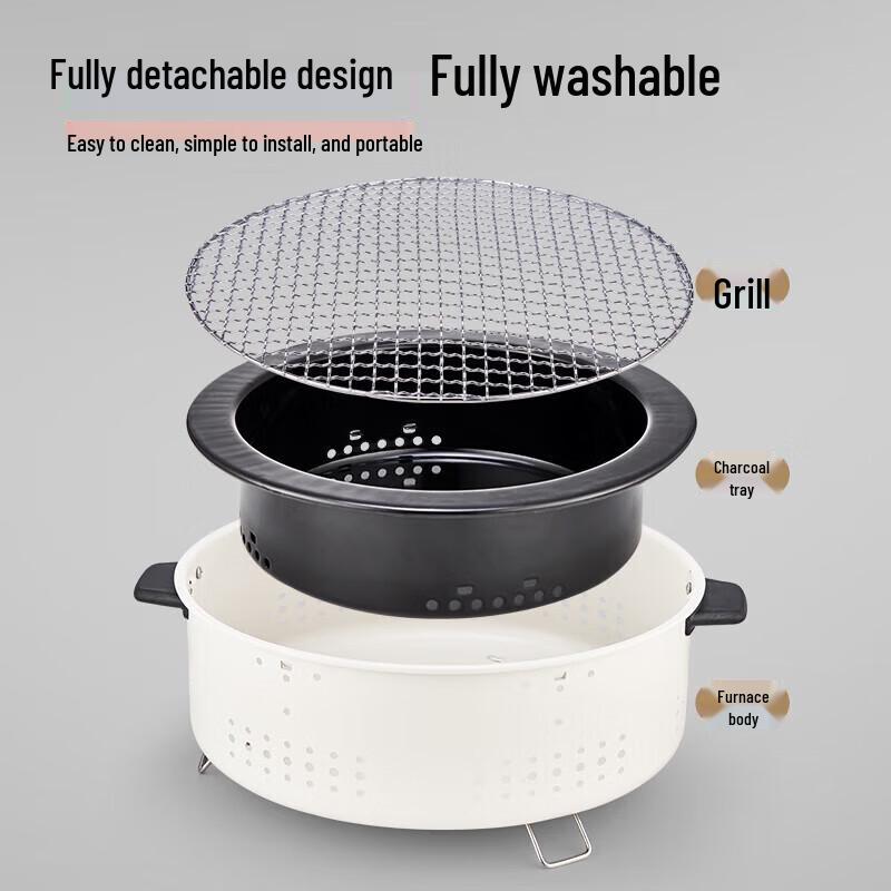 Shangkaojia SKJ-406-1 Portable Foldable Multi-Purpose BBQ & Tea Stove