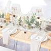 20Pcs Table Number Holders Wood Base Wedding Table Number Stands Picture Memos Note Photo Clip Holders for Weding Party