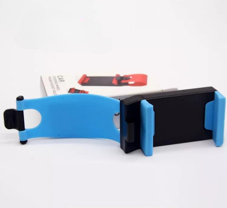 

Универсальный держатель для телефона в автомобиль, пластиковое крепление на руль, подставка-держатель для мобильного телефона, крепление-клипса для велосипеда, прочный и простой в использовании синий