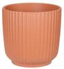 Ceramic flower pot terracotta 18.5x18cm