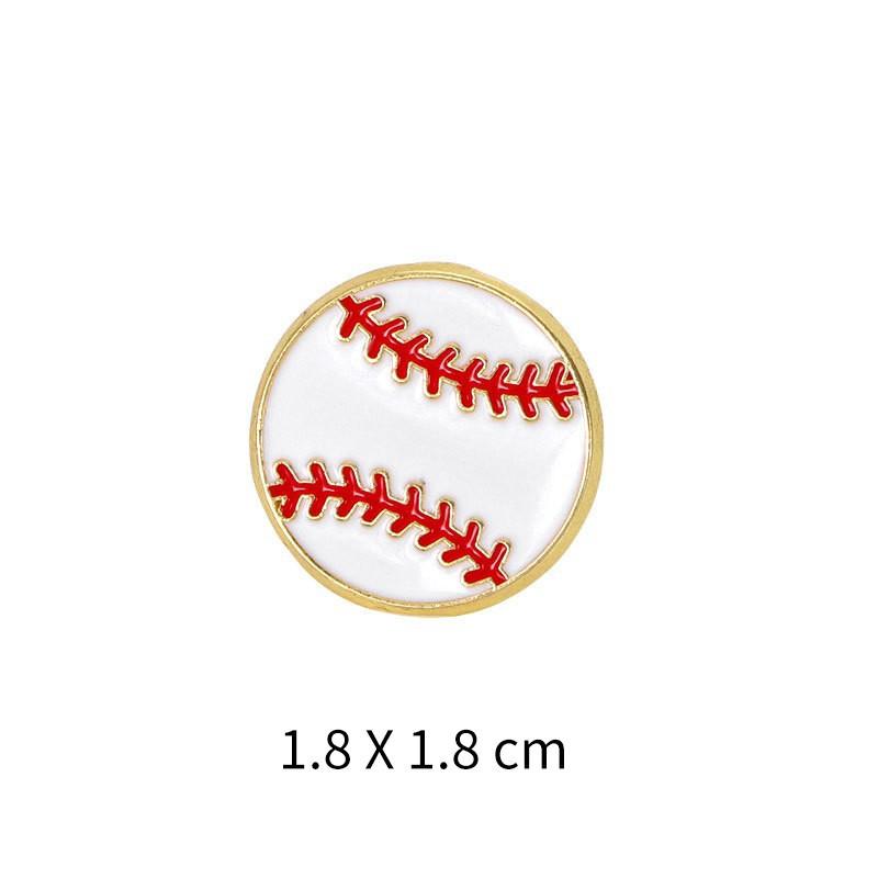 1 peça distintivo de metal para basquete, futebol, badminton, mochila de estudante, chapéu, casaco jeans, decoração faça você mesmo, alfinetes de lapela, broche de casal para meninos