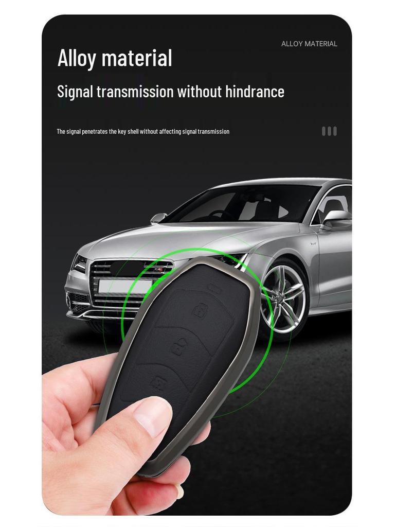 Car Remote Key Cover for Dongfeng Fengshen H30/S30 CROSS - Metal Business Style