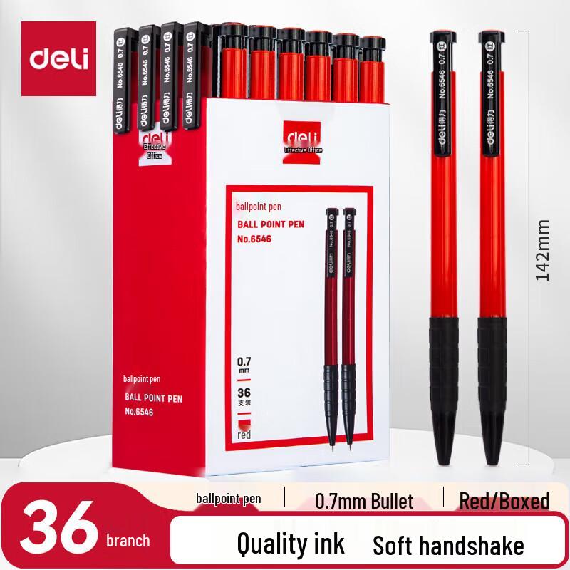 Deli 6546 Retractable Ballpoint Pen