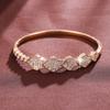 New Simple Micro-paved Zirconia Buckle High-end Light Luxury Jewelry Bracelet for Women