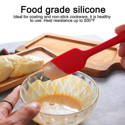 Ensemble de spatules de cuisine en silicone antiadhésif de qualité alimentaire résistant à la chaleur Spatules grattoirs de cuisine en silicone pour outils de cuisson et de pâtisserie