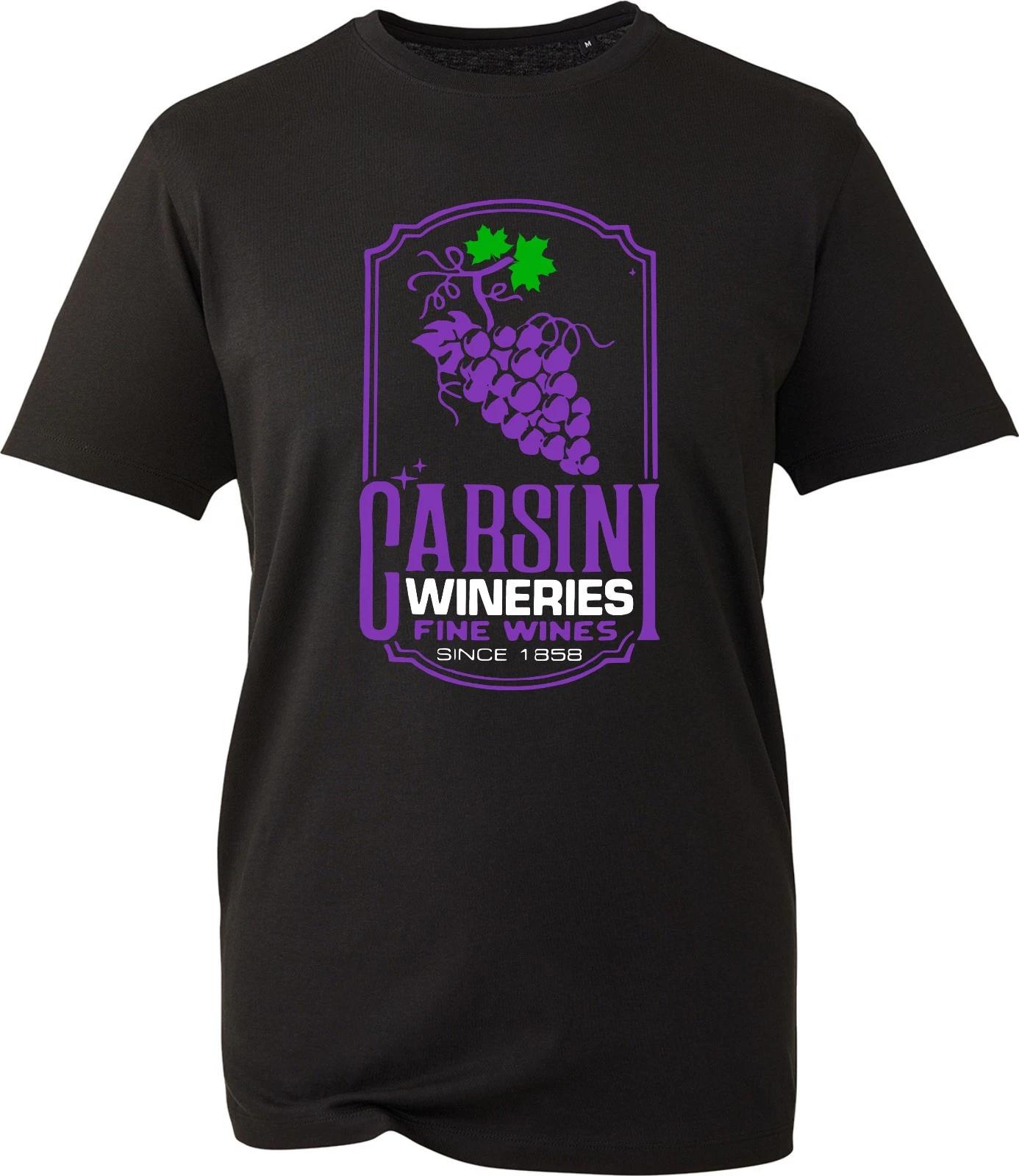 

Carsini Wineries Fine Wines 1858 T-Shirt Vintage Winery Lovers Graphic Gift Tee 2XL