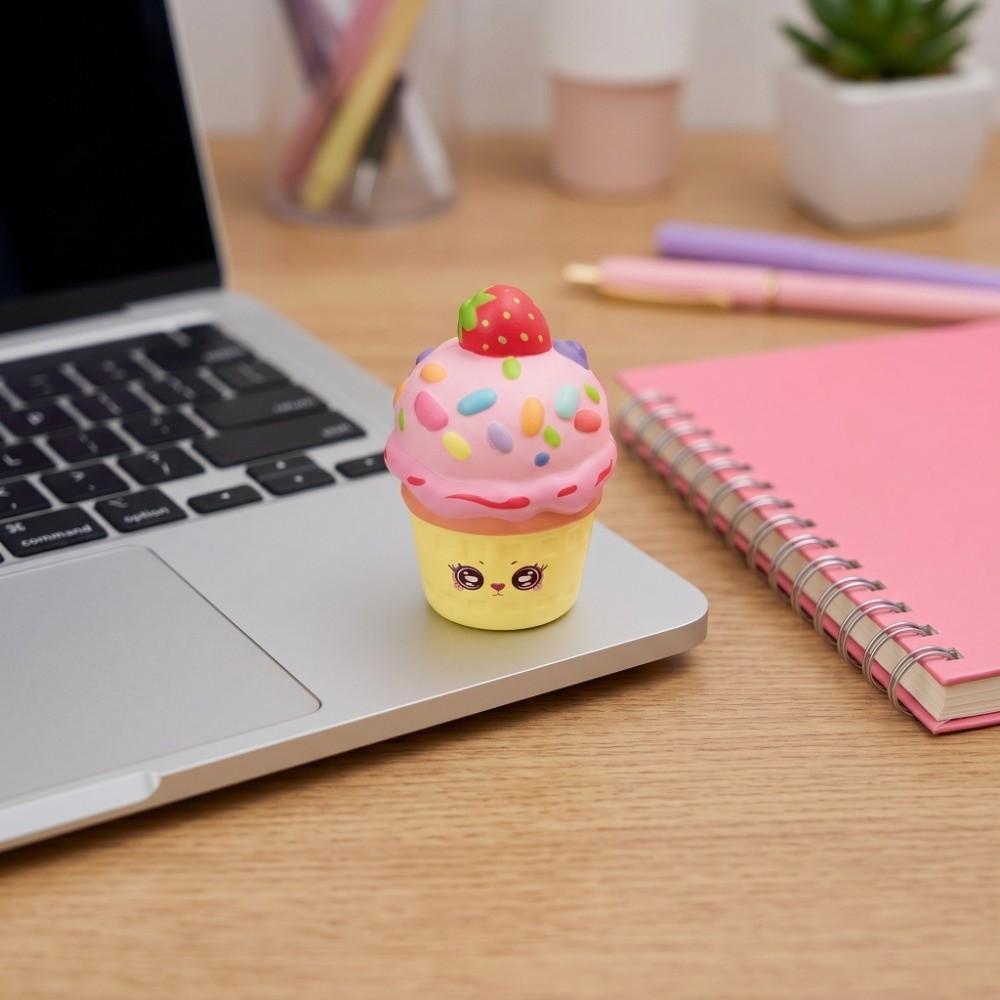 Realistic Ice Cream Squeeze Toy Cute Fidget Toys Quiet Toy Decompression Gadget  Stress Relaxation