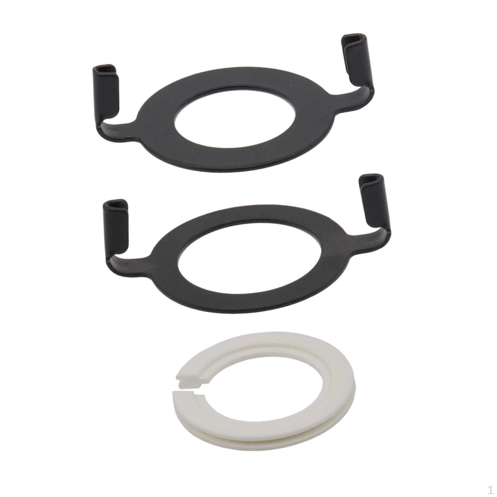 

2 шт. Адаптер для седла лампы E27 для резьбового основания в держатель абажура E14 с чёрный