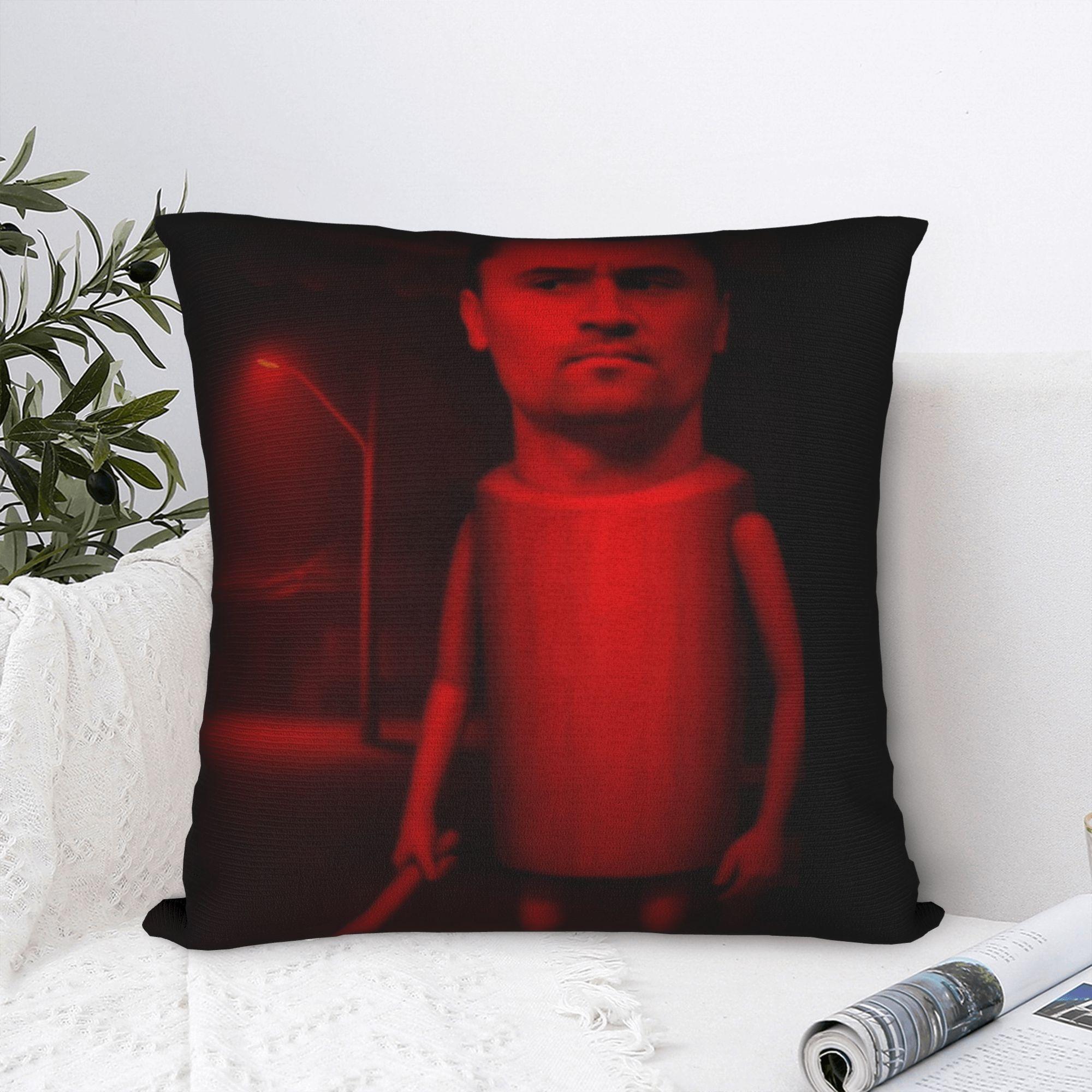 Pandara Jewelry Unisex Red Charlie Kirk Tung Funny Brainrot Meme Pillow Cover Soft Cushion Cover Novelty Pillow Case For Wedding Party Home Decor