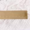 Pocket Mini Vintage Brass Ruler 4" Key Ring Attachment Bookmark Ruler Dual Scales