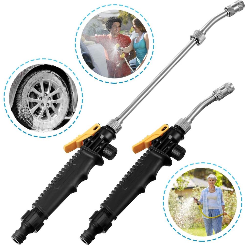 2 In 1 High Pressure Power Washer Wand Portable Watering Sprayer with Adjustable Nozzle for Car