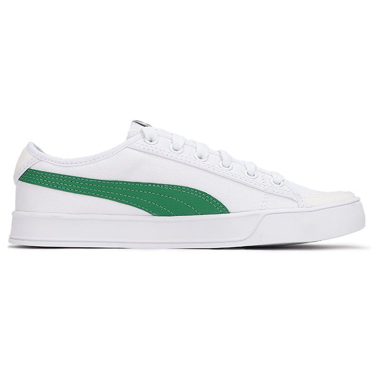 Puma Smash v2 Vulc CV White Amazon Green Unisex Sneakers 365968-08