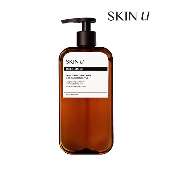 SKIN U Innocent Deep Musk Shower Gel 500g 1 mouthful
