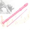 8 Hole Soprano Recorder Compact Gift Flute for Beginners Amateurs pink