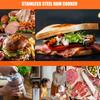 Ham Maker Stainless Steel Meat Press Cooker Deli Meat Press Mold with Thermometer for Pork Poultry Cooking Kitchen Accessories