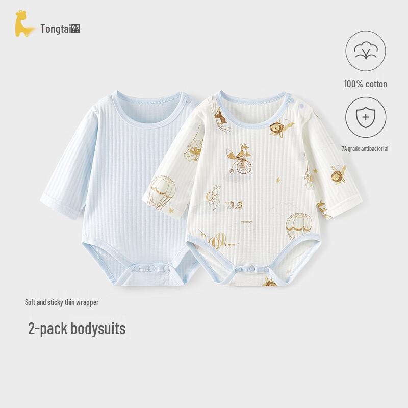 TONGTAI Baby Summer Pure Cotton Bodysuit Romper