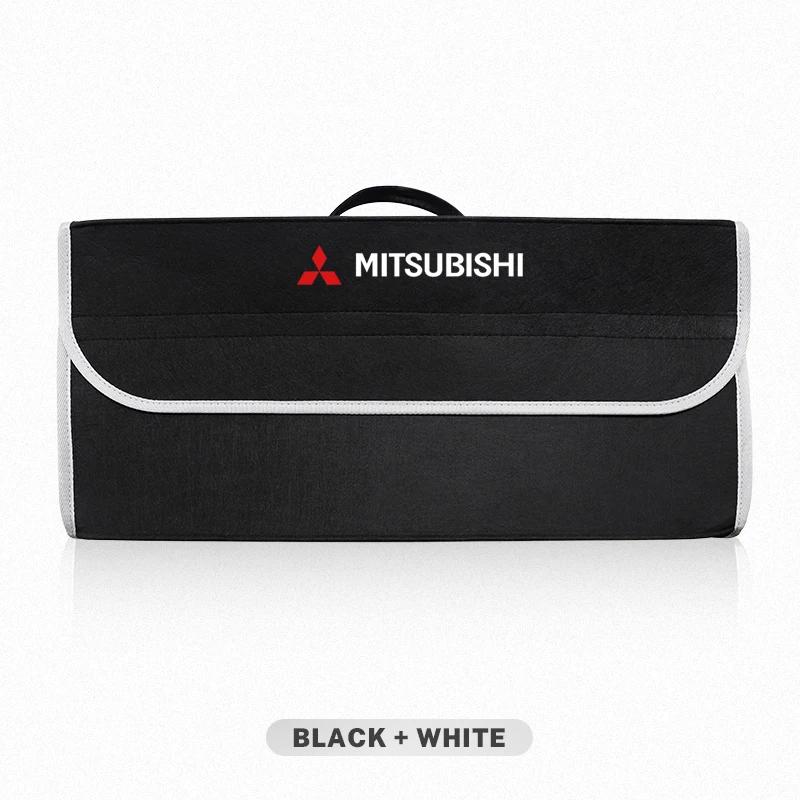 Neuer Stil Auto-Aufbewahrungsbox Faltbare Filzstoff-Organizer-Tasche Kofferraum-Werkzeugkoffer Für Mitsubishi Eclipse Lancer Outlander ASX I200 EX
