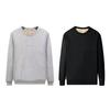 Men Fleece Lined Sweatshirt Warm Winter Pullover Crew Neck Autumn Thickened Basic Top for Daily Wear Sports Street Work