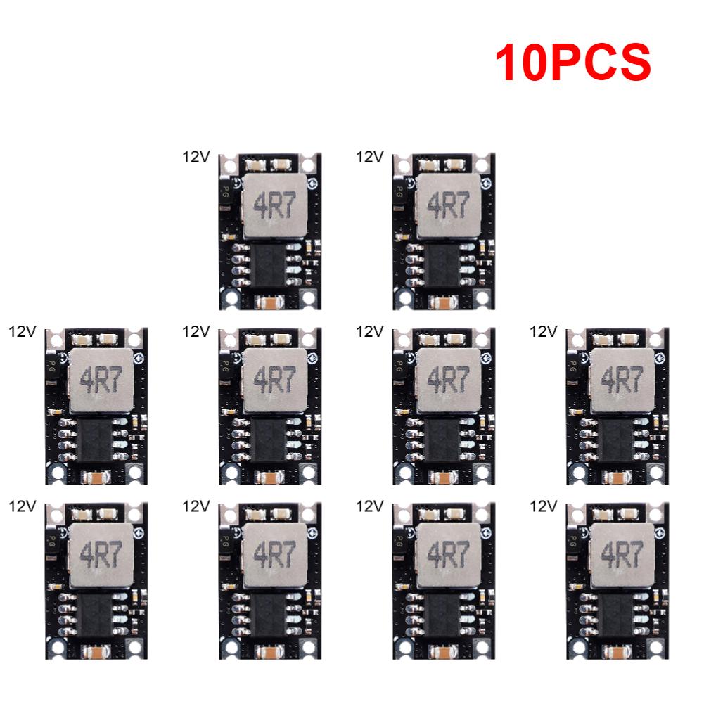 DC-DC Abwärtswandler Step-Down-Modul Einstellbares Spannungsreglermodul 5V-30V auf 3.3V 5V 9V 12V 3A für Auto Motorrad Batterie