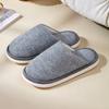 Winter cotton slippers women's indoor home household thick bottom non-slip bag head cotton drag men's comfort