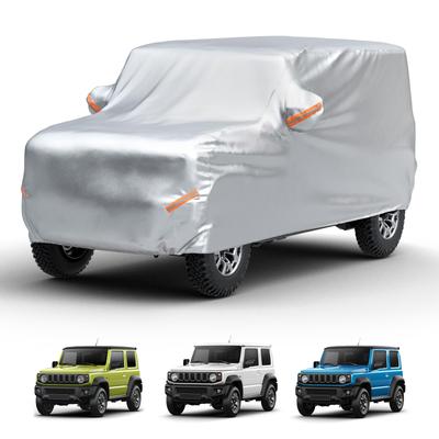 Capa de Carro JOYTUTUS para Suzuki Jimny e Jimny Sierra Capa de Carro Espessa 210D com e à Prova de Neve Refletiva e um Armazenamento Fácil Capa para Jimny SIERRA JB74W