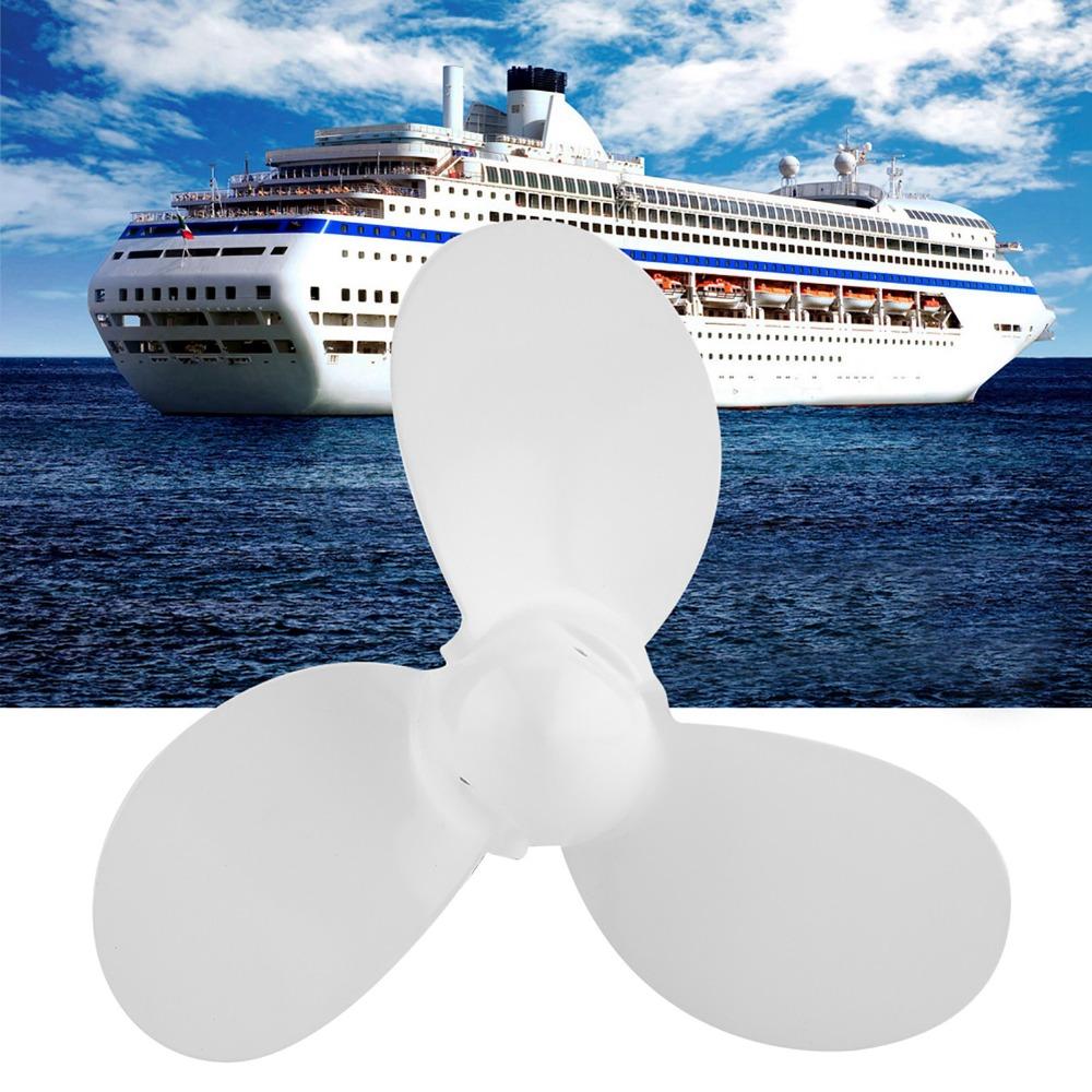 7 1/4 5‑A 3 Aluminum Propeller Aluminum 3 Blades Propeller for Hangkai 3.5HP Boat Outboard Motor