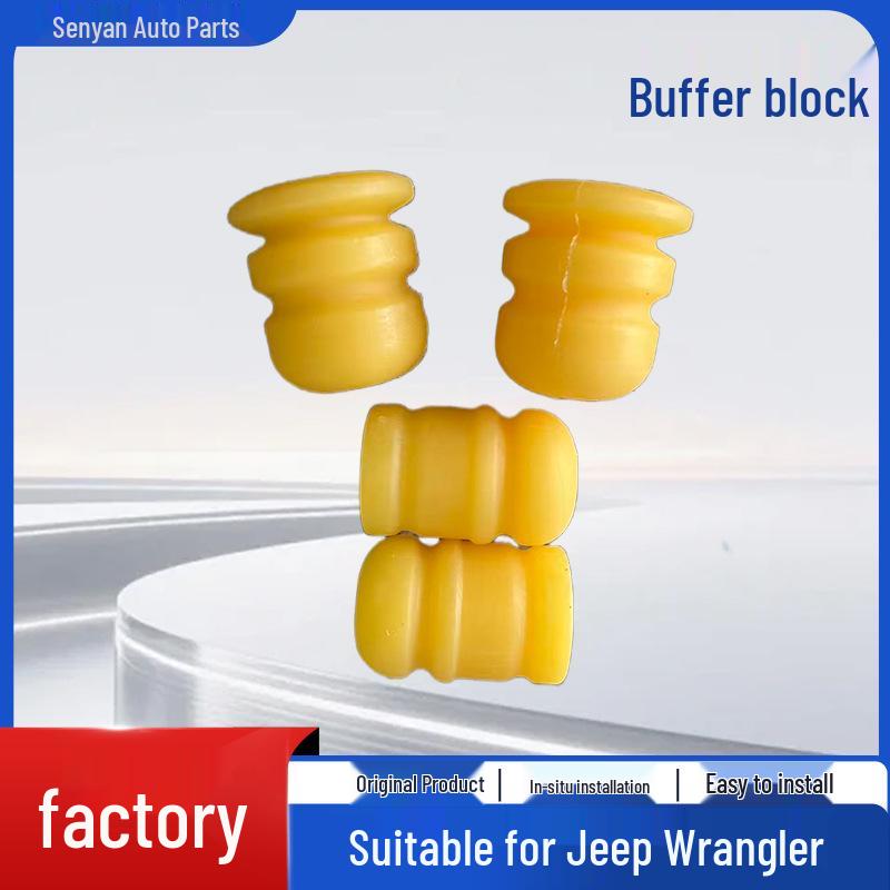 Shock-Absorbing Polyurethane Blocks for Jeep Wrangler Trunk & Front Doors
