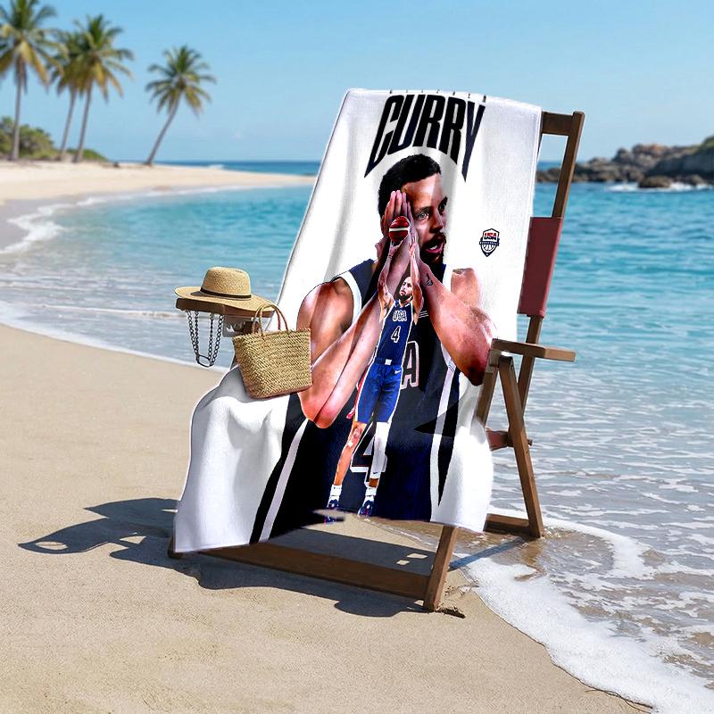 Curry Fashion Beach Towel: Ideal for Summer Adventures Soft, absorbent and quick drying suitable for swimming and bathing