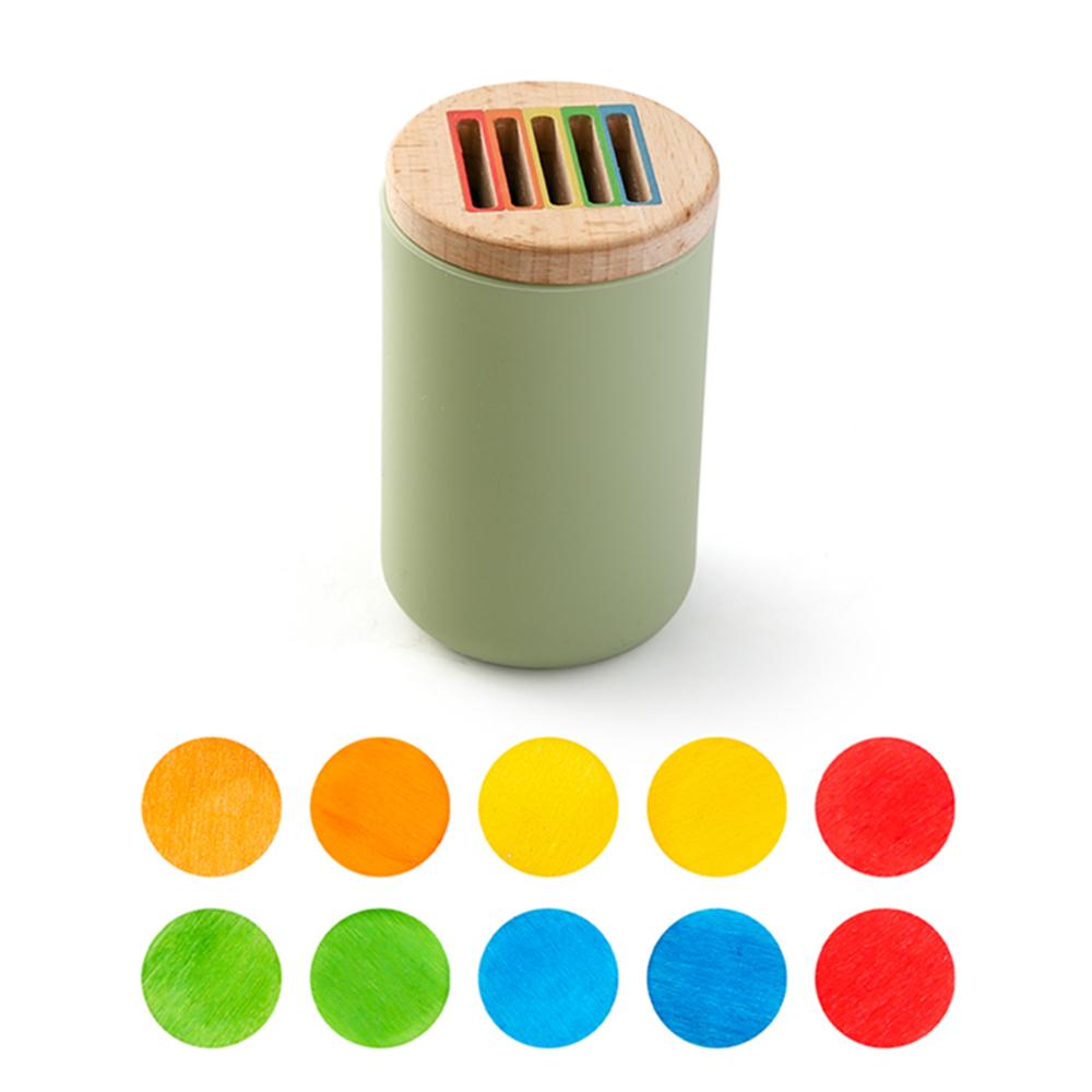 Counting Montessori Toys Wooden Stick Matching Games Color Sorting Cup Preschool Learning Education Toys for Kids Girls Boys