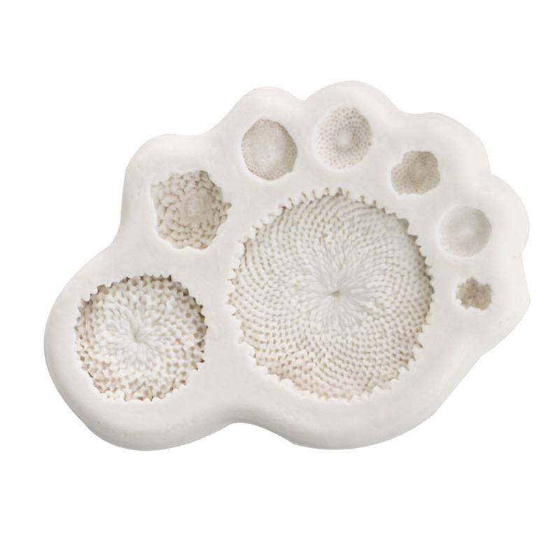 

Силиконовая форма для тычинок в виде подсолнуха, помадки, инструмента для украшения торта, шоколадных конфет, самодельных цветов, полимерной глины