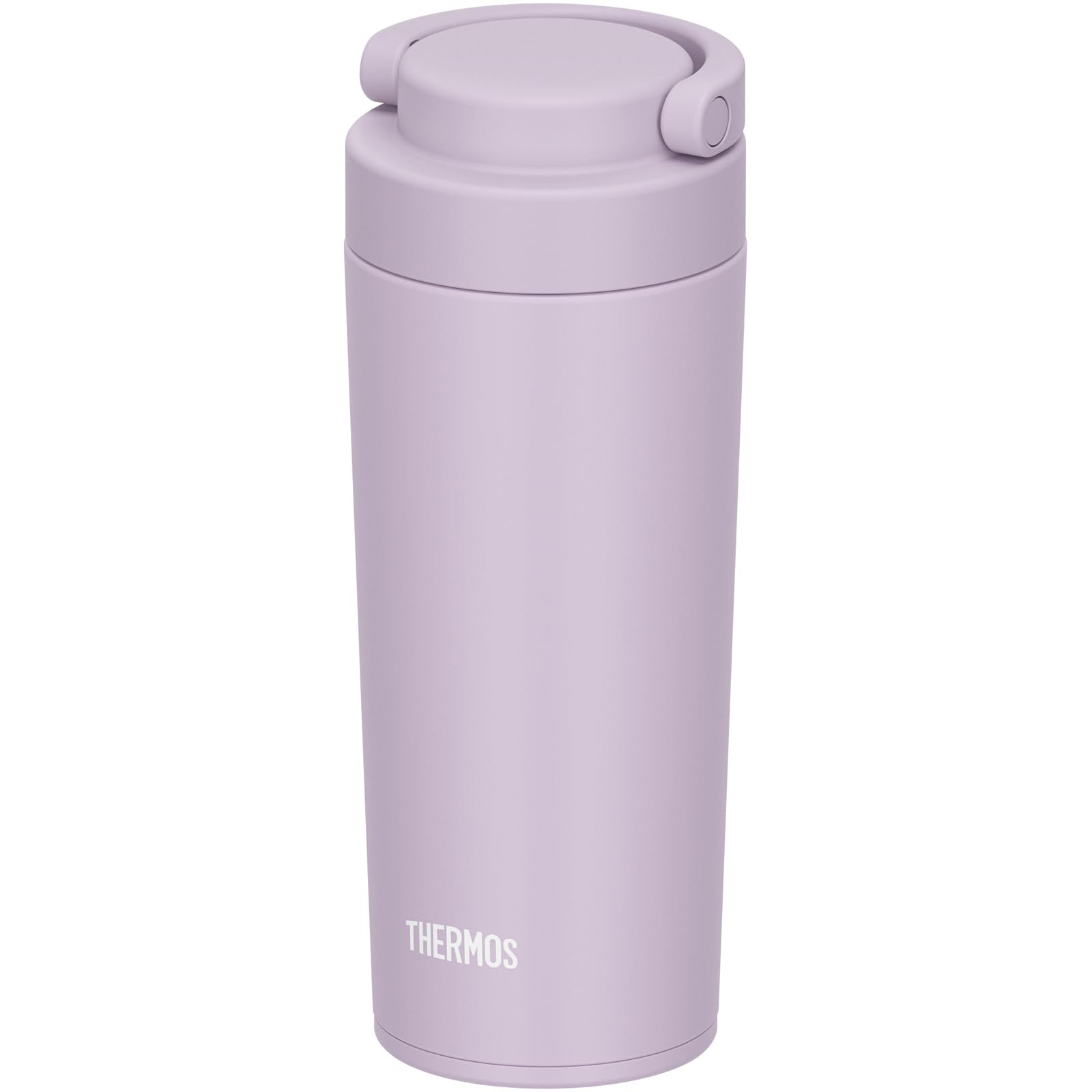 

Thermos Vacuum Insulated Portable Tumbler with Carry LIL Dishwasher-Safe Handle, 420ml, Lilac, JOV-421 лиловый