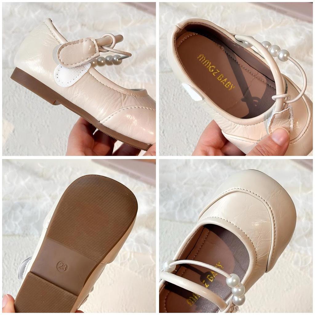 Spring 2026 Girls' Leather Mary Jane Princess Shoes - Soft Sole Performance Style