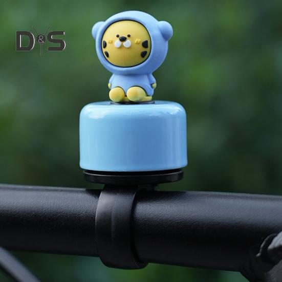 Mini Cartoon Animal Bike Bell Loud Sound Lightweight Universal MTB Road Mountain Folding Bicycle Handlebar Alarm Bell Scooter Bike Accessories