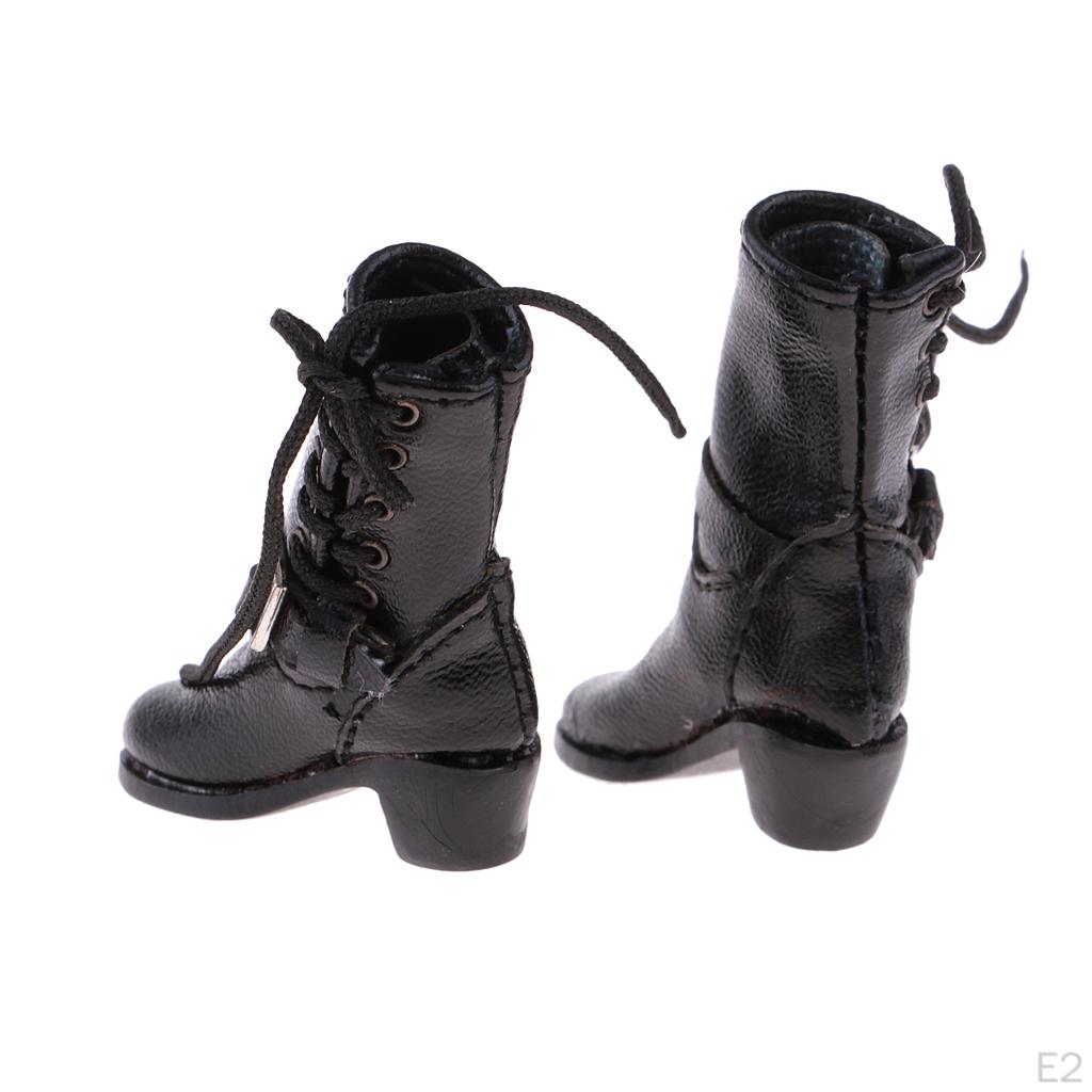 1/6 Scale Fashion Long Boots Shoes for 12 inch Male and Female Action