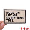 Embroidered Patches Diy Letter Slogan Patch Iron On Patches For Clothing Thermoadhesive Patches For Clothes Jackets Hats Badges 