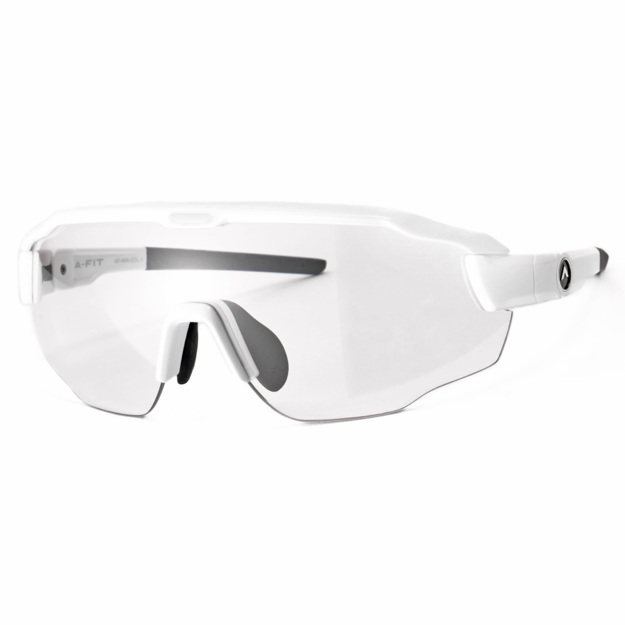 

Спортивные солнцезащитные очки Afit FIT MASTER Создайте идеальную посадку с прозрачными линзами, мужские, белые/против запотевания AF-808-C3 белый