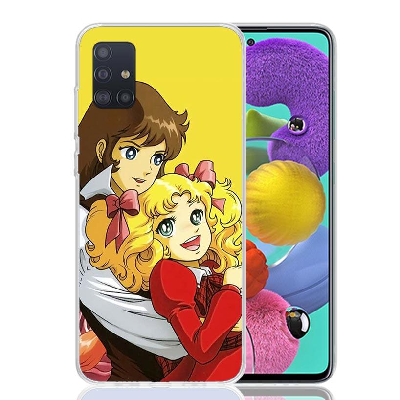 Anime Candy Phone Case For Samsung Galaxy A52 A32 A22 A12 A02S A50S A30S A51 A31 AA71 Note 20 Ultra 10 S10 Plus Galaxy A51 A71 A