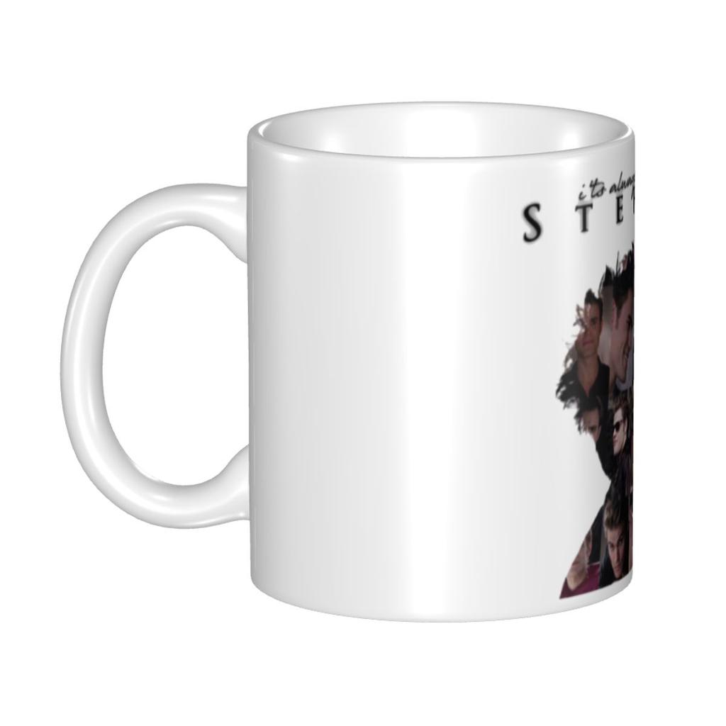 Tasses à café personnalisées The Vampire Diaries DIY Damon Salvatore Tasse à thé au lait en céramique