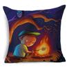 Halloween Horror Collection Themed Pillowcase Holiday Gift Party Decoration Sofa Cushion Cover 40*40cm/45*45cm/50*50cm