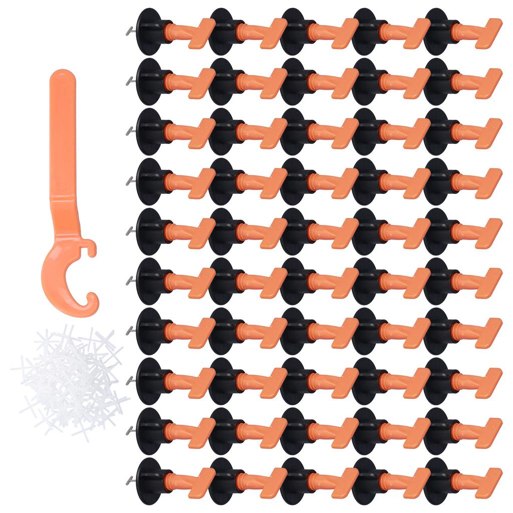 151PCS Tile Leveler Spacer Floor Tile Leveling System Reusable Wall Leveling System with Wrench