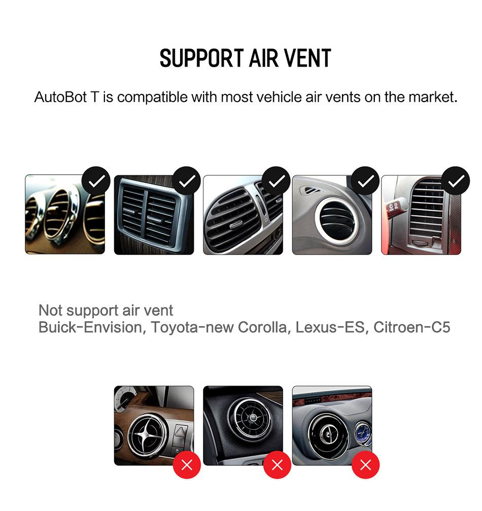 Xiaomi Magnetic Car Phone Holder Air Vent Mount with GPS Support Bracket for iPhone Samsung Xiaomi - Universal Smartphone Mount