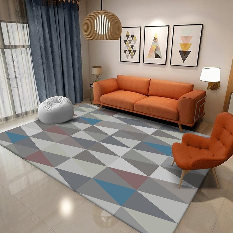 Living Room Geometric Carpet Rug Bedroom Bedside Rugs Home Sofa Table Decor Mat