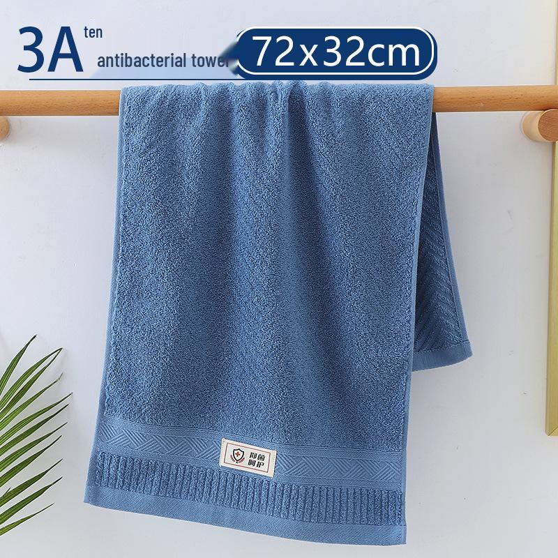 Jieliya Embroidered Antibacterial Cotton Face Towel - Absorbent & Lint-Free for Men and Women