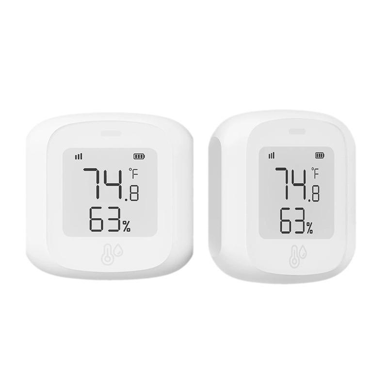Tuya ZigBee/ WiFi Household Precision Thermometer Mini Indoor Thermometer Lcd Digital Temperature Room Hygrometer Gauge Sensor Humidity Meter