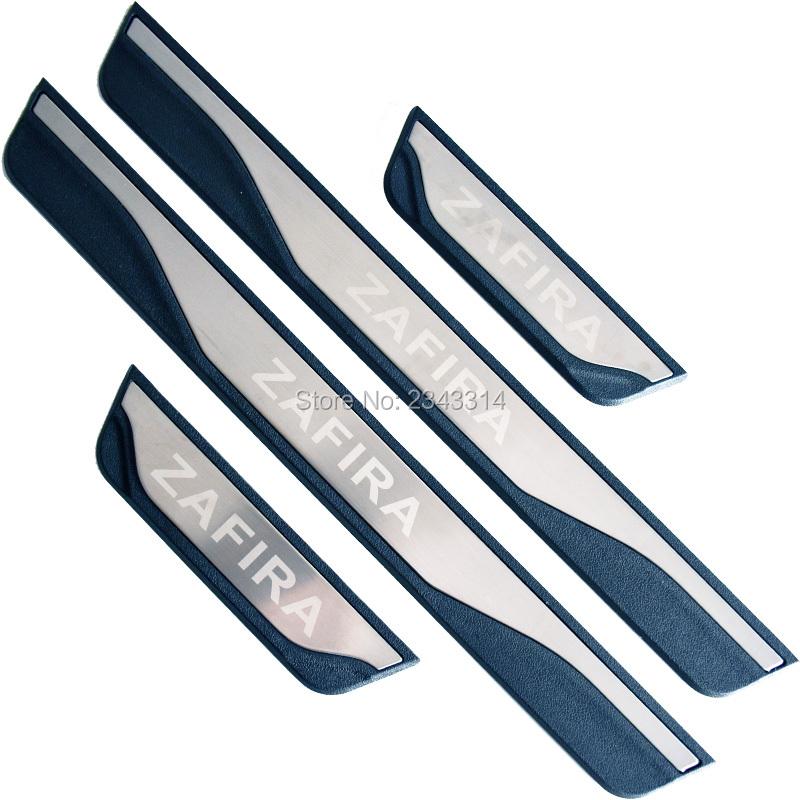 For Opel Zafira E Life Tourer C Accessory 2011-2024 2025 Stainless Car Door Sill Scuff Kick Plate Protector Cover Trim Styling