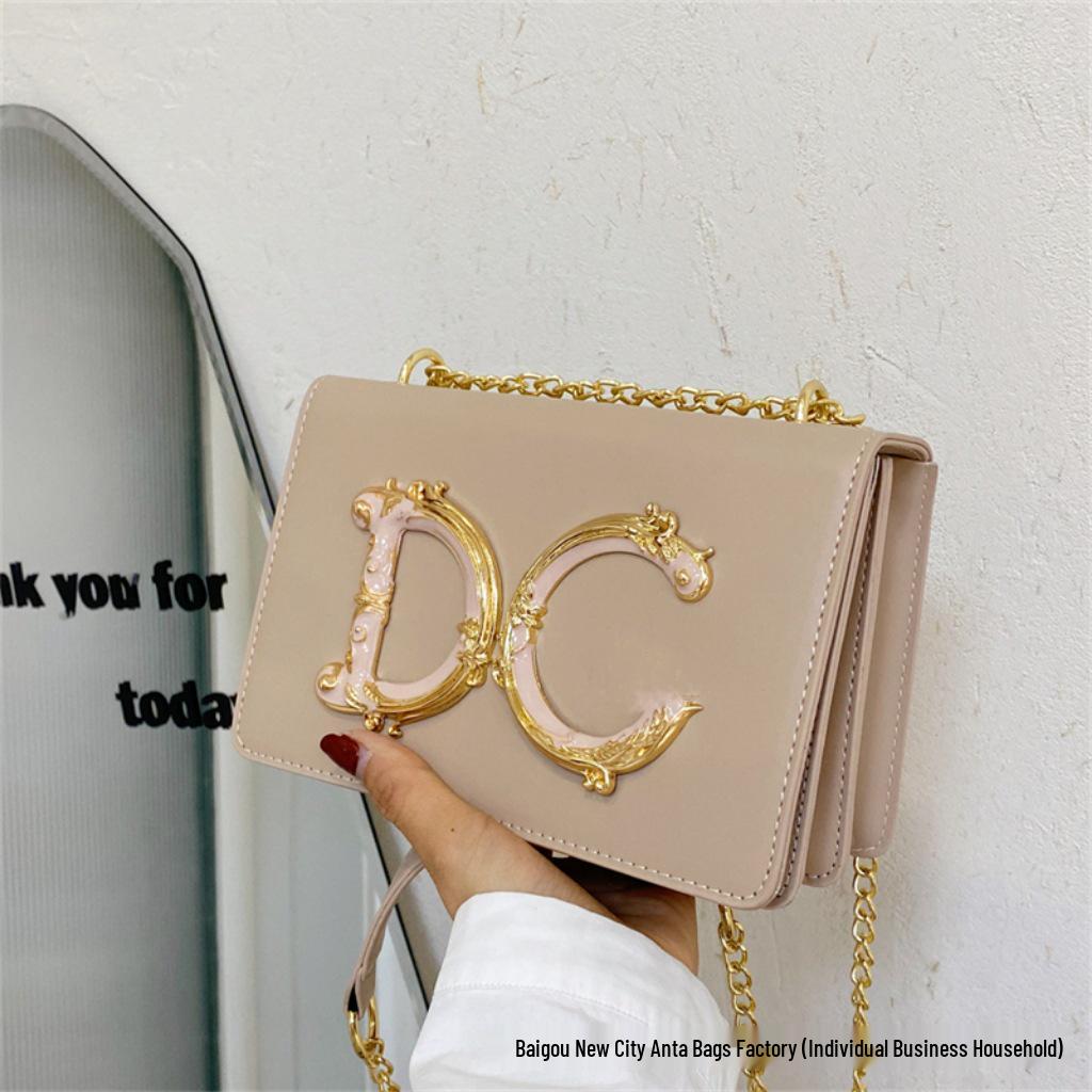 

Stylish Solid Color Women s Crossbody Bag with Letter Detail - Versatile Candy Hue for Daily Use хаки