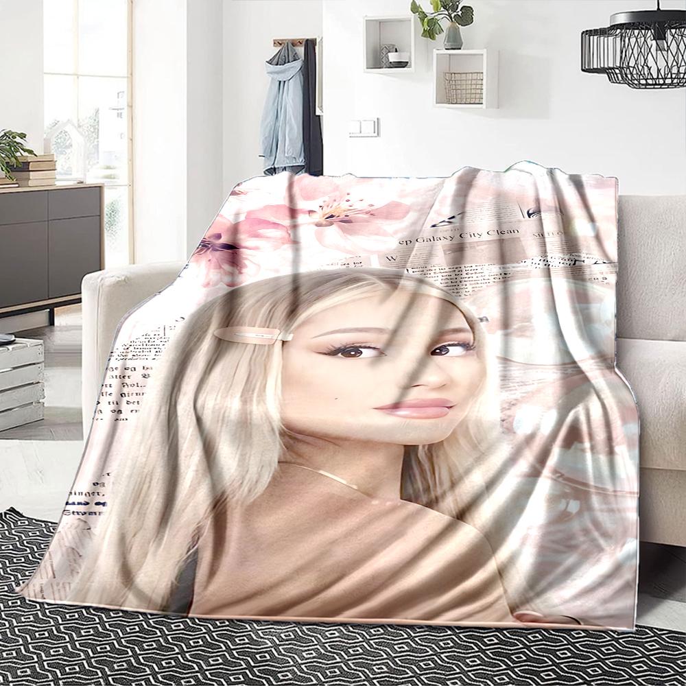 Pink Floral Fantasy Blanket Soft Throw Blanket For Home Bedroom Bed Sofa Travel Office Solid Christmas Blanket